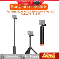 TELESIN Floating Selfie Stick Tripod For Insta360 X5/Action 5 Pro/4/3 GoPro Action 5 Pro Accessories