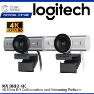 LOGITECH MX BRIO 4K WEBCAM 4K ULTRA HD / 1080P AT 60FPS / DUAL NOISE REDUCING MICS / SHOW MODE / AUT