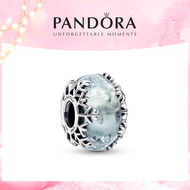 ช้อปปิ้งปลอดภาษี P Snowflake Sterling Silver Charm กับ Blue Frozen Murano Glass Jewelry Charms Silver Charms Bracelet Charm | ต้นฉบับแท้