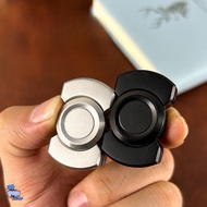 Fidget spinner silver metal, fidget spinner rotating toy, rotating toy, hand silver metal fidget spi