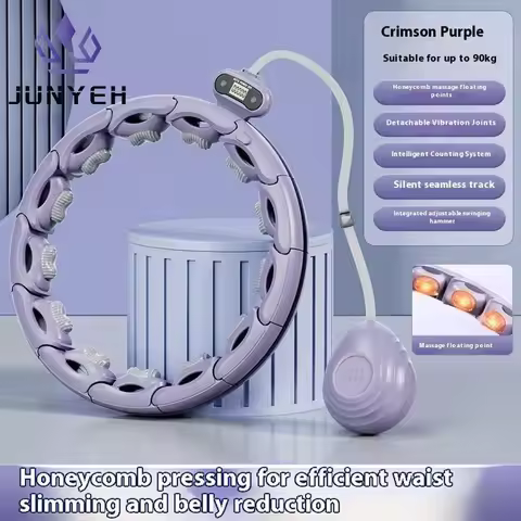 Intelligent Waist Shaping Exercise Hoops Abdominal Tightening Detachable Hula-hoops Ring With Counti