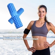 K1 (100% ORIGINAL) Roller Yoga Hollow Column Foam Gym Massage Exercise D334 Light Blue foam roller b