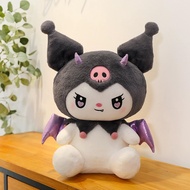 ขนยาว ตุ๊กตา ของเล่นยัดไส้ kuromi plush toy Melody doll cartoon doll gift Colorful Sanrio cute Kurom