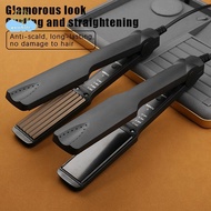 [LI] Professional Hair Straightening Irons With Fast Warm Up Dual Use 2 In 1 Flat Iron For Home And 