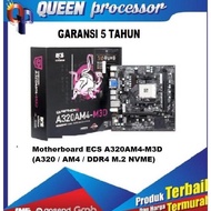 ECS A320AM4-M3D MOTHERBOARD (AM4 A320/ DDR4/ M.2 NVME/) ORIGINAL AND TRUSTED
