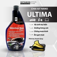 Chai xịt nano dẻo Ultima vệ sinh chống bám nước kính ô tô phủ bóng sơn xe dung tích 650ml 200ml xịt