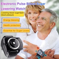 🔥On Sale💕Electronic Pulse Blood Sugar Lowering Table Smart Wrist Electronic Pulse Blood Sugar Lowering Watch Anti-Snoring Smart Watch Waterproof Heart Rate Sleep Oximeter Blood Pressure Blood Glucose Monitor