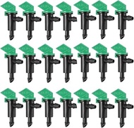 100 Pieces Drip Emitter Garden Flag Irrigation Dripper 16L/H Sprinkler Drippers System Parts Connect