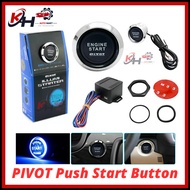 PIVOT Push Start Button Universal Vehicle Engine Press Push On Lock Switch Ignition Starter Suis Ker