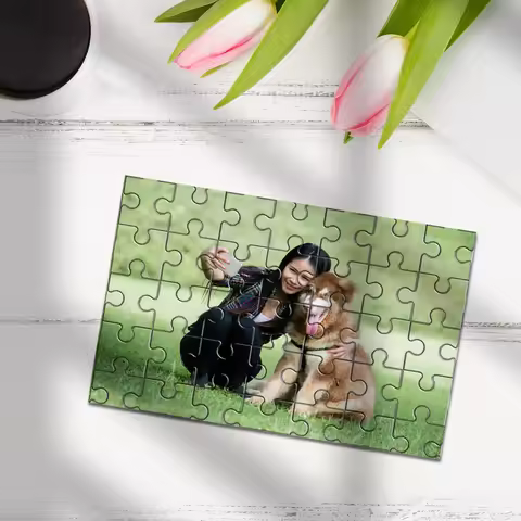 35/300/500/1000pcs Personalized Custom Photo Puzzle Pet Photos Toys Personalized Jigsaw Puzzles Hand