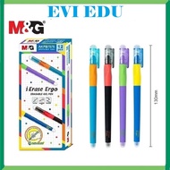 Box of 12 erasable gel pens 0.5mm M&G AKPB7575 / B7501 replaceable refill 3020