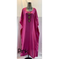 KAFTAN/KELAWAR SATIN SILK PLAIN VIRAL - MATERIAL SEJUK,JUBAH/DRRES LEMBUT,BAJU TIDUR,PEMBORONG TERMURAH