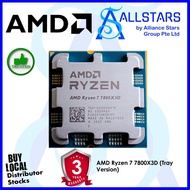 AMD Ryzen 7 7800X3D AM5 (TRAY Version) Processor (Core 8, Thread 16, Base Clock 4.2Ghz, Max Boost 5.