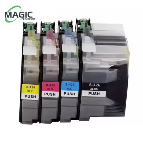 High Capacity 1Set LC426XL Ink Cartridges Compatible for brother LC426 LC426XL ink cartridge MFC-J43
