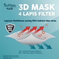 Termurah Masker softies 3d mask surgical 4 ply