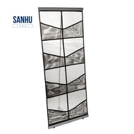 Vertical Brochure Stand Grid Brochure Display Stand Portable Brochure Stand for Trade Shows and Reta