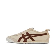 Onitsuka Tiger Mexico 66 Men and women shoes Casual sports shoes cream-brown【Onitsuka store official】