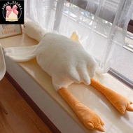 BLlifeUseful Big White Duck Plushie Funny Soft Toy Stuffed Plush Toys Bedding Pillow Birthday Gift (