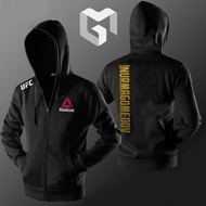 KHABIB NURMAGOMEDOV UFC ZIPPER HOODIE JACKET