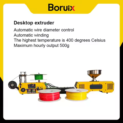 HT400 Desktop Extruder for 3D Printing Filament Maker Automatic Wire Diameter Control Winding for PL