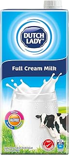 Dutch Lady UHT Milk - Full Cream, 1L