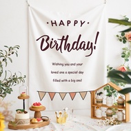 Fabric Banner as Photo Studio Props and Birthday Party Size 95*73cm