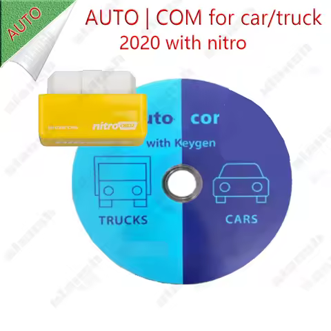2020 Auto Com 2020.23 for Obd2 Car Truck Diagnostic Tool Scanner + Nitro Obd