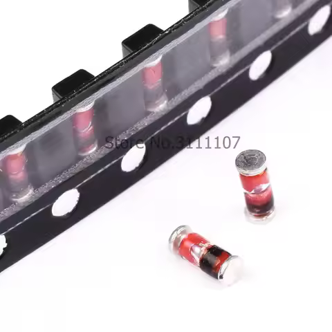 100PCS Zener Diode DO-35 1/2W LL34 0.5W ZMM BZV55C 3V 3.3V 3.9V 4.7V 5.1V 7.5V 8.2V 10V 12V 15V 16V 