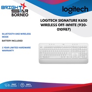 LOGITECH K650 Wireless Touch Keyboard - Black/White