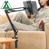 FORBETTER Bed Tablet Stand, Long Arm 360° Rotating Desktop Phone Mount Stand, Phone Clip Holder Stee
