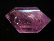 特優品紫水晶雙尖水晶柱(雙尖紫晶柱)~帶紫黃品~長58mm