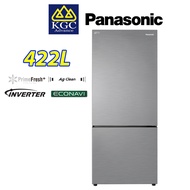 Panasonic 422L Fridge 2-door Bottom Freezer Refrigerator NR-BX421BPSM Steel Door Series