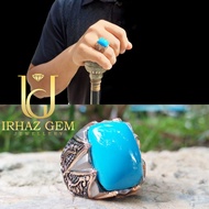 Iranian 🇮🇷 sky blue turquoise ring | Cincin Firus Iran | Premium Ottoman Design