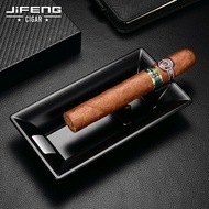 Jifeng Seasonal Metal Cigar Ashtray Large Diameter Floral Carving Living Room Special Use Ashtray Cr