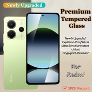 Premium Upgraded Explosion-proof Tempered Glass Compatible For Redmi Note 14 14s 13 12 Turbo 4 3 12s