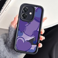 Case For OPPO A3 4G A3 Pro 5G A3X 4G A3X 5G A40 A60 5G Three-Color Heart Phone Silicone Shockproof