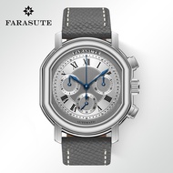 Farasute New Model Timer Chronograph Mens Watch 4130 Mechanical Core High End Business Luxury Leathe