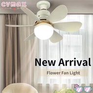 CYMX LED Fan Lamp, Dimmable 30W Ceiling Fan Light, Modern E27 Cooler Wireless Chandelier Fan Living Room