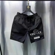 G7H9Z5 VERSACE459 2025 Trendy Cool Thin Shorts Men Casual Handsome Student Summer Beach Printed Five
