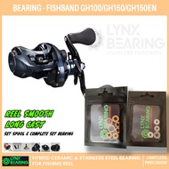 LYNX bearing Fishband GH100, GH150, GH150EN ceramic/stainless steel fishing baitcasting reel sparet