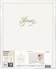 Hakuba AMZM700-6T-1 4977187002898 Regular Display Card, No. 700 AZ 6 Cut Sizes, 1 Side (Vertical), W