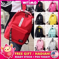READY STOCK😍WRIMO --Be Your Style Backpack-- Bags Travel Shoulder Bag Casual Beg Tangan Wanita Sekol