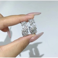 K-gold diamond earring