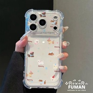 Cute Dog Star Clear Four-Corners Phone Case For Vivo S60 V23 Pro V23E V21 V21S V21E V20 Pro SE V19 N
