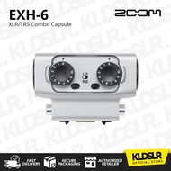 Zoom EXH-6 Dual XLR/TRS Combo Input Capsule for Zoom H5, H6, and F4 Recorders
