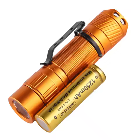 Orange Convoy T5 flashlight ,high CRI, AA 14500 flashlight,XPG2 219B 219C LH351D 519A 12groups with 