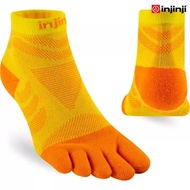 INJINJI WMN ULTRA RUN MINI CREW SUNFLOWER Running Socks Ankle Strap (Women) Green