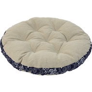 Cushion Meditation Thin Seat Cushion Yoga Water Country Retro Printed Fabric Patchwork A6L Style Blu