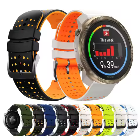 Sports Silicone Band For Polar Vantage M3 M2 M V3 Watch Strap For Polar Grit X X2 Pro Titan 22mm Wri