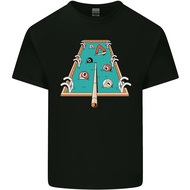 9-Ball Pool Funny Swimming Pool Mashup T-Shirt Rens